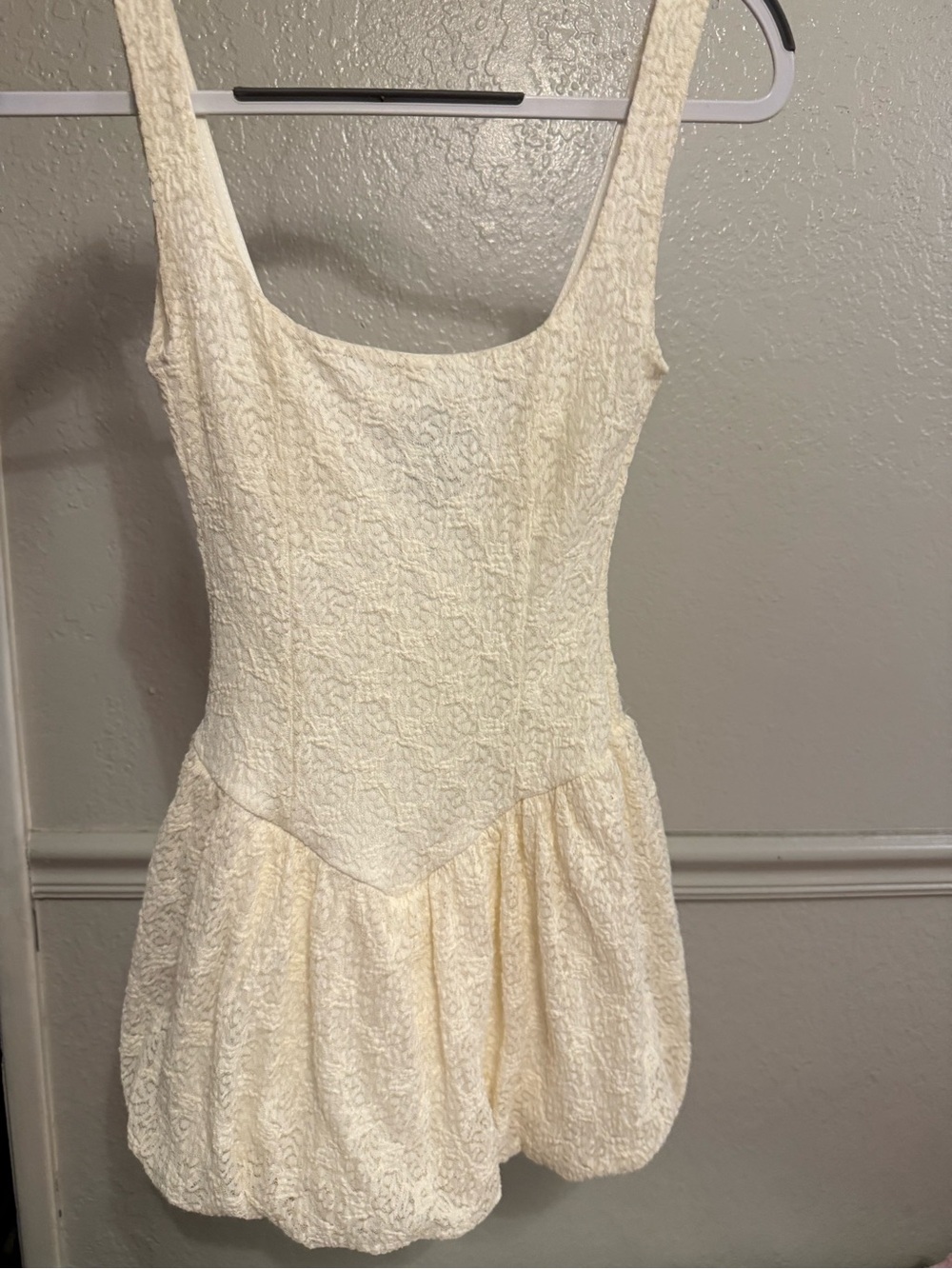 Windsor Cream Lace Mini Dress - Picture 5 of 5